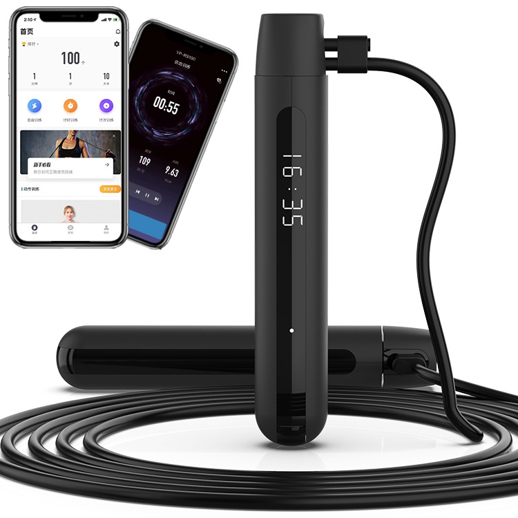 3M Verstelbare snelheid Smart Digital PVC Springtouw Smart Jumptouw Verstelbare Calorie Teller