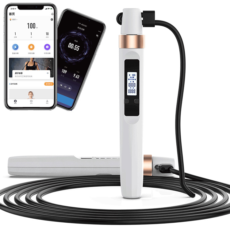 Verstelbare geladen staaldraad ondersteunend springtouw Smart Sports Home Fitness Counter