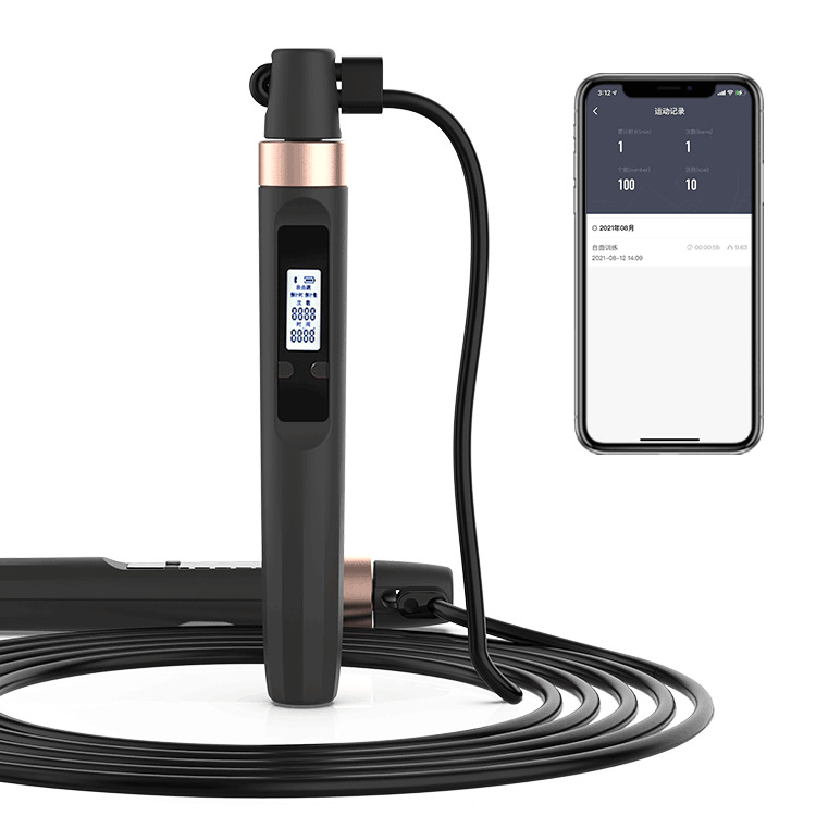 Verstelbare geladen staaldraad ondersteunend springtouw Smart Sports Home Fitness Counter