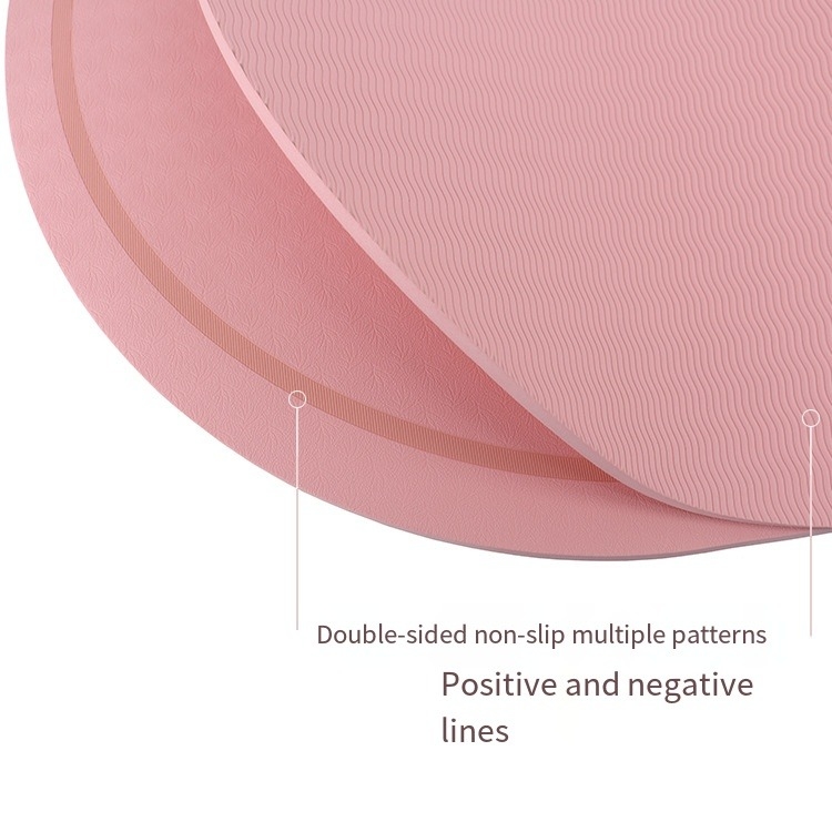 Urich EG0195 TPE Vierkante Springpad Roze Waterdicht / Eco Friendly Yoga Spring Rope Mat