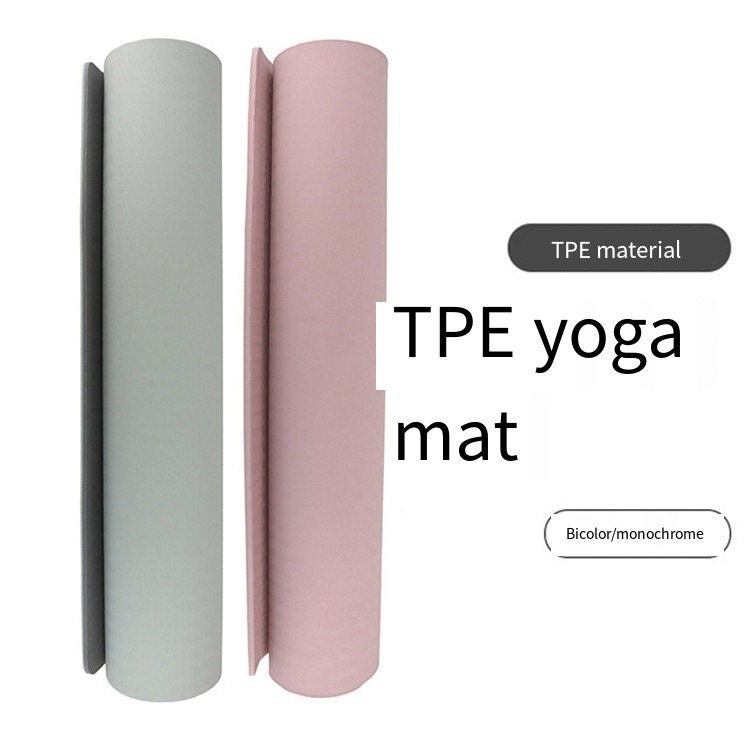 EG0146 Urich TPE yoga mat voor Pilates lichtgewicht / anti-glij oefenmat aangepast logo beschikbaar