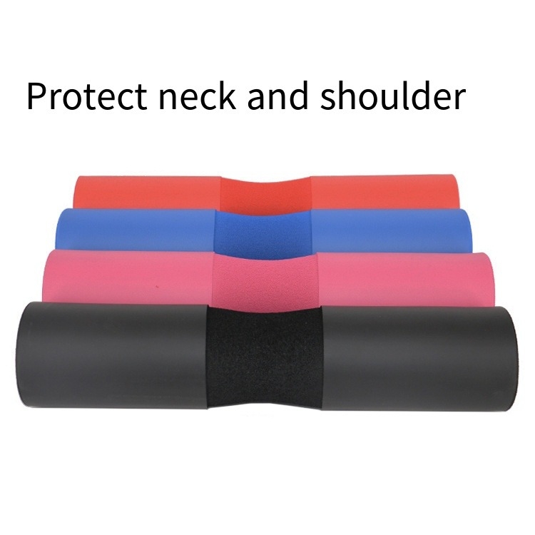 Op maat gemaakte schuim Barbell pad voor squats, stoten en heupstoten schuim spons biedt steun voor nek en schouder