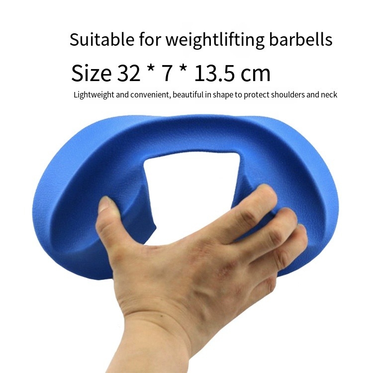 Op maat gemaakte schuim Barbell pad voor squats, stoten en heupstoten schuim spons biedt steun voor nek en schouder