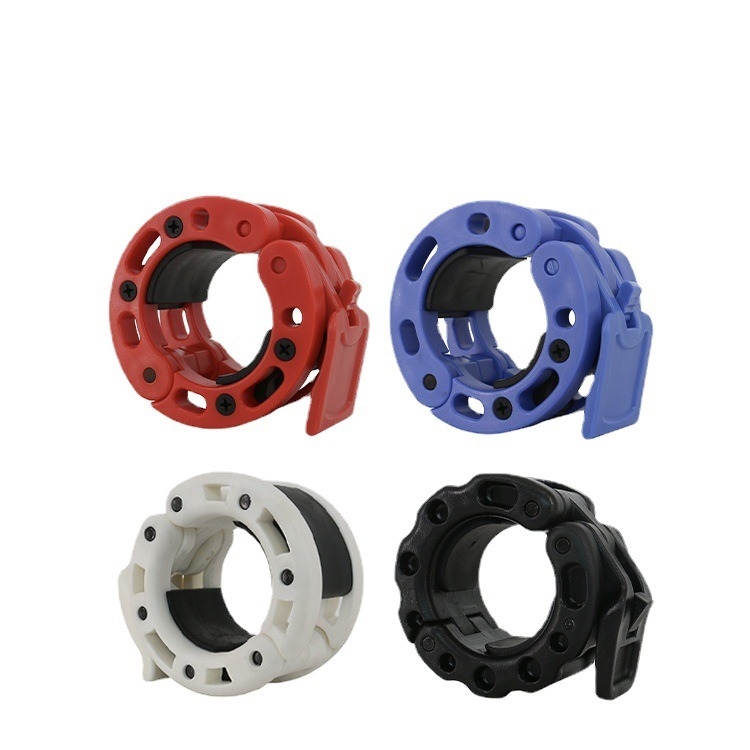 Niet-slip TPE barbell kragen Urich EG0004-9 Aanpasbare ABS beschermer voor bodybuilding Fitness