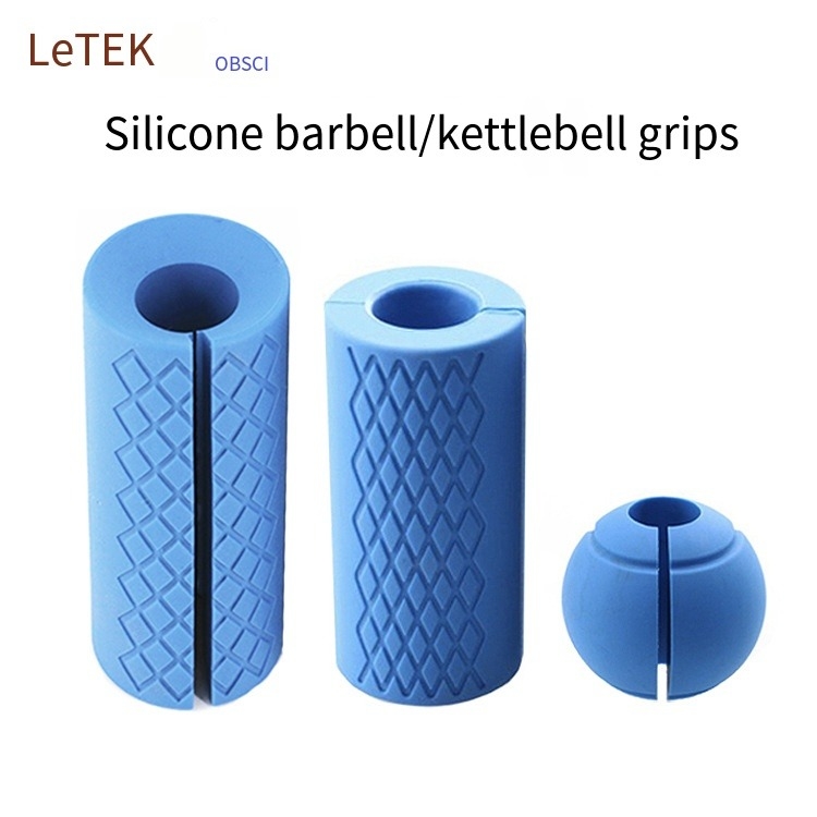 Grijp voor krachttraining met anti-slip silica gel dumbbell grips