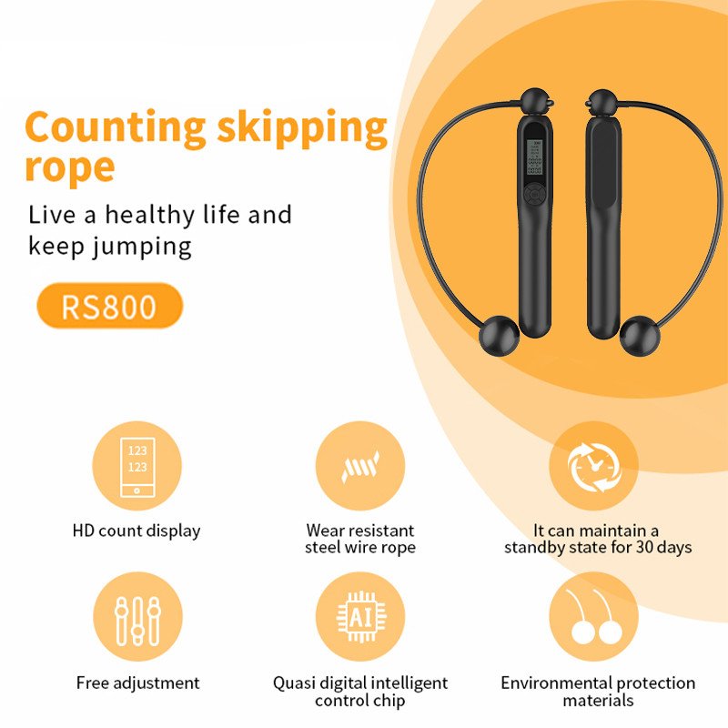 Vervangbaar touw Vetverbranding Sport Professionele Smart Electronic Telling Springtouw Niet Bluetooth
