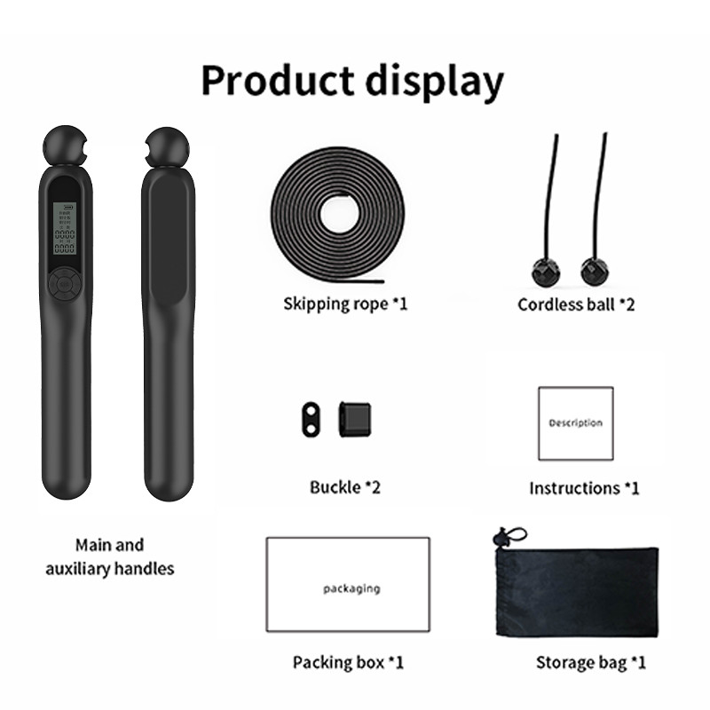 Vervangbaar touw Vetverbranding Sport Professionele Smart Electronic Telling Springtouw Niet Bluetooth