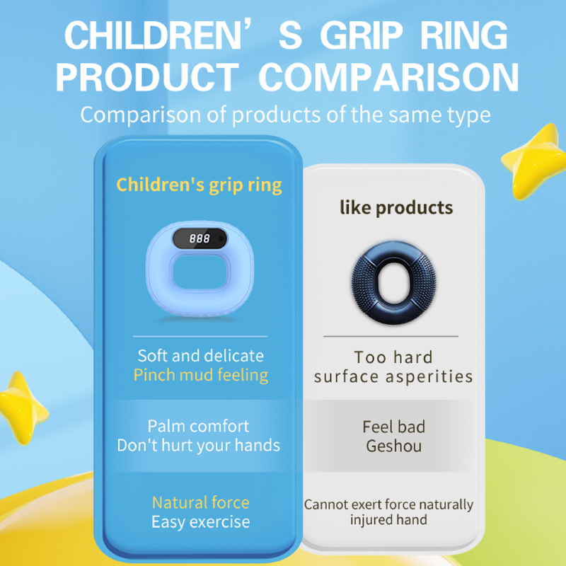 Multifunctioneel Fitness Grip Training Finger Strength Grip Wrist Strength Electronic Counting Ring Oplaadbaar