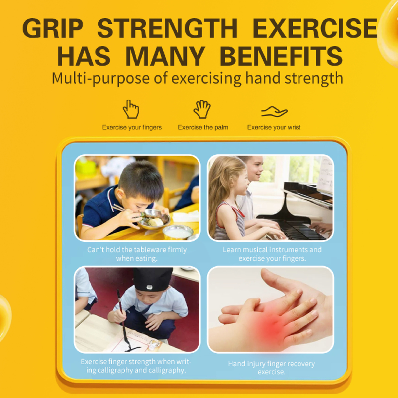 Multifunctioneel Fitness Grip Training Finger Strength Grip Wrist Strength Electronic Counting Ring Oplaadbaar