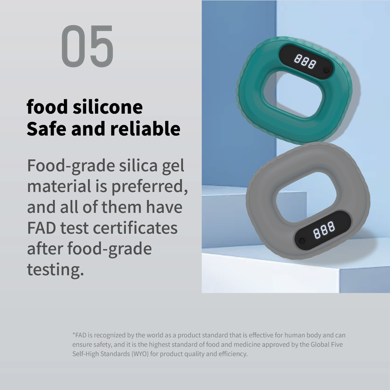 Silicone Grip Force Ring Vinger Rehabilitatie Training Handband Grip Force Apparaat Mannen En Vrouwen Voorarm Fitness
