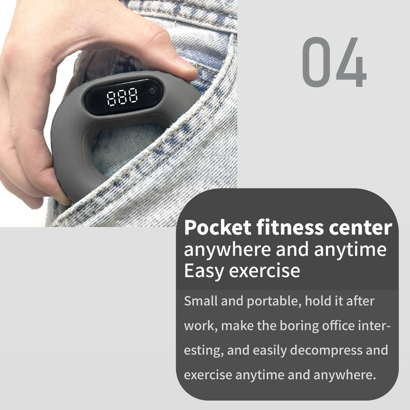 Silicone Grip Force Ring Vinger Rehabilitatie Training Handband Grip Force Apparaat Mannen En Vrouwen Voorarm Fitness